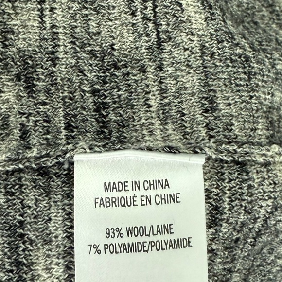 Theory Black and Gray Wool & Gray Women's Mini Dress Size Small - Picture 6 of 7